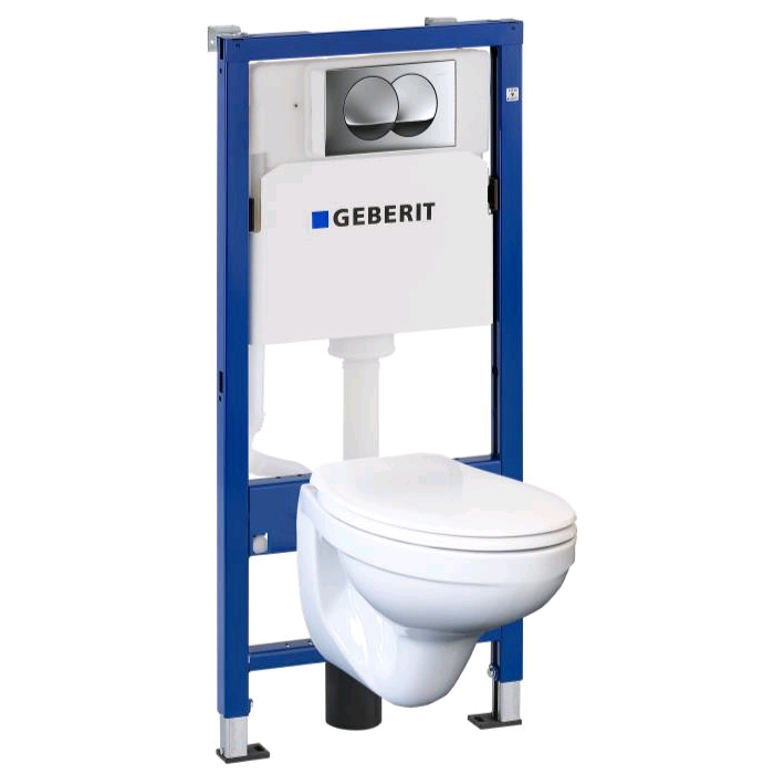 

Комплект: DUOFIX PRO 20 монт. элемент для подв. унитаза, с бачком скр.монтажа Delta 12см, подв. унитаз Idol с сиденьем, смывная клавиша, глянц.хром