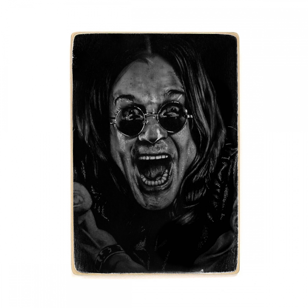 

Деревянный постер Музыка Ozzy Osbourne, Оззи осборн, страшный и ужасный А1