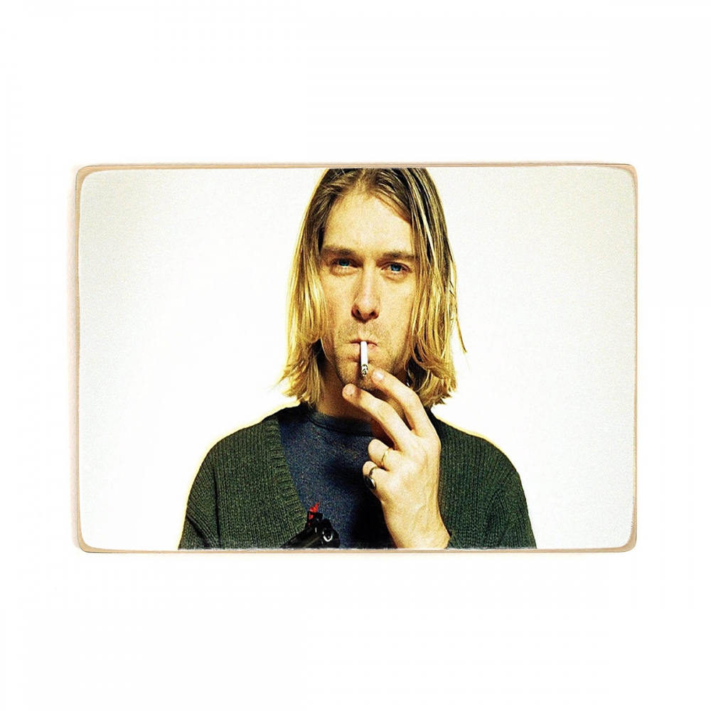 

Деревянный постер Музыка Nirvana. Kurt cobain. Нирвана, Курт кобейн курит А1