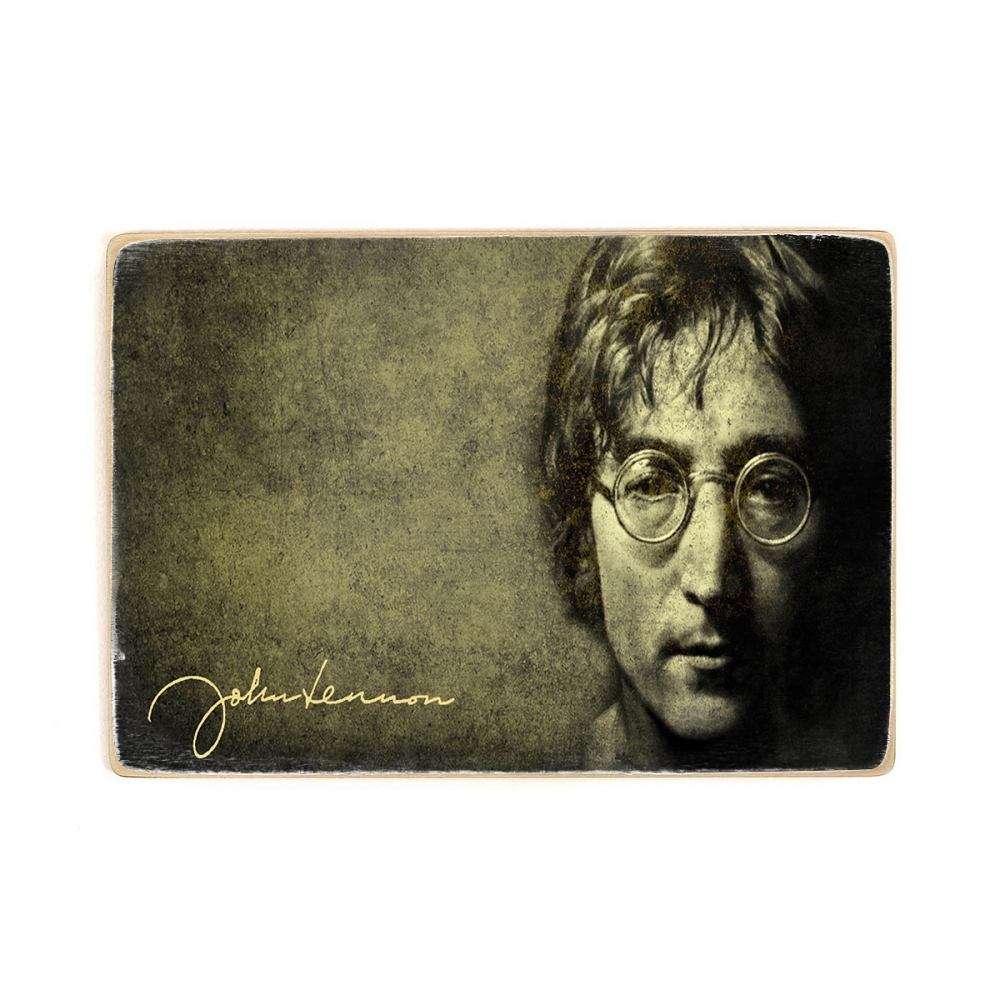 

Деревянный постер Музыка Beatles, john lennon, Битлз, джон Леннон А1