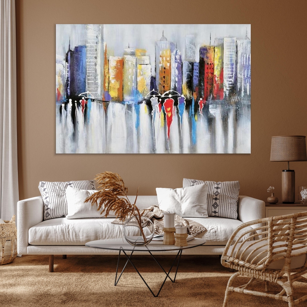 

Картина на холсте Для дома City Shadows 110х150 см.
