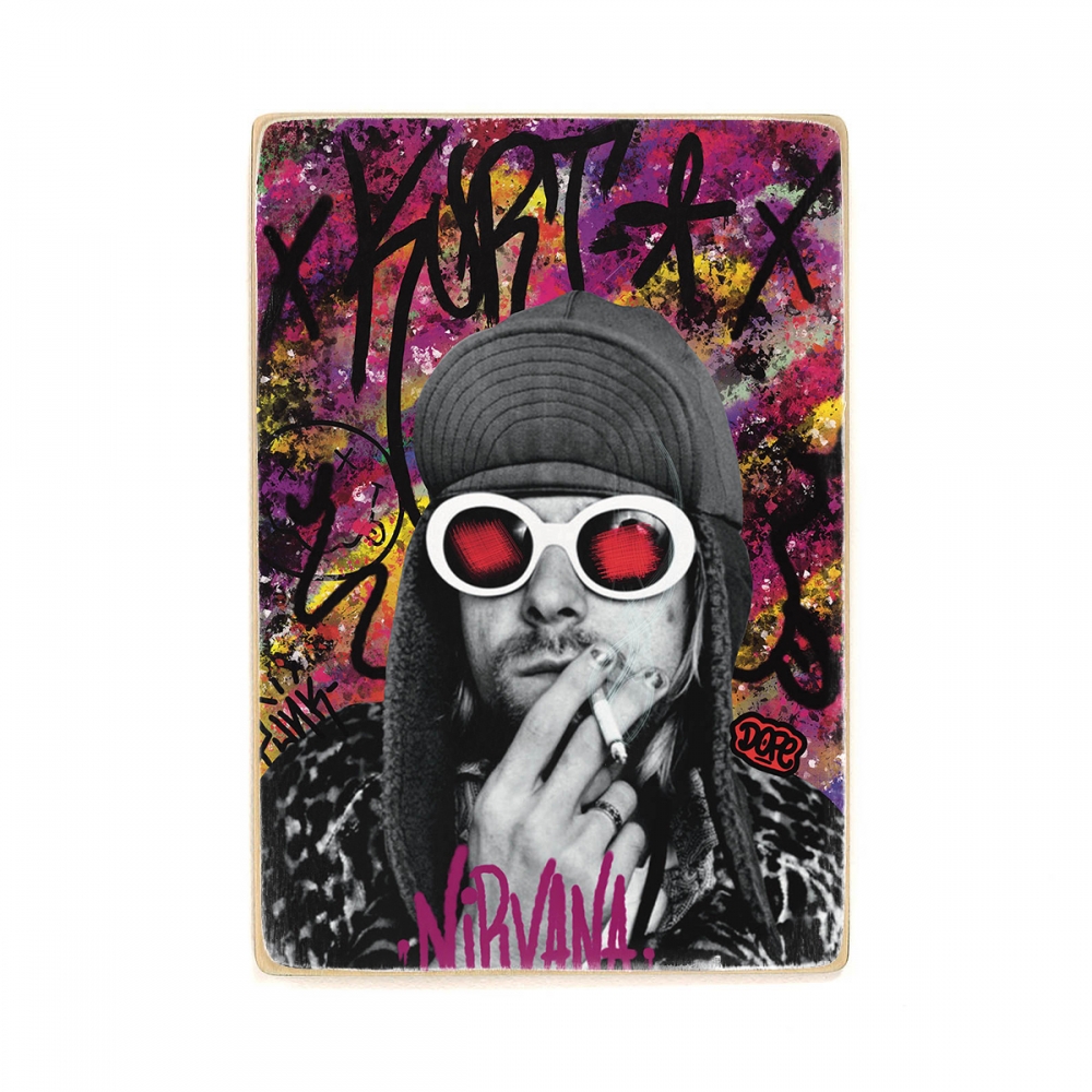 

Деревянный постер Музыка Nirvana. Kurt cobain. Нирвана, Курт кобейн А2