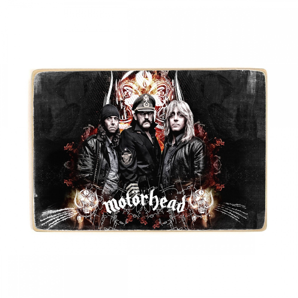 

Деревянный постер Музыка Motorhead - группа. Lemmy, моторхед А1