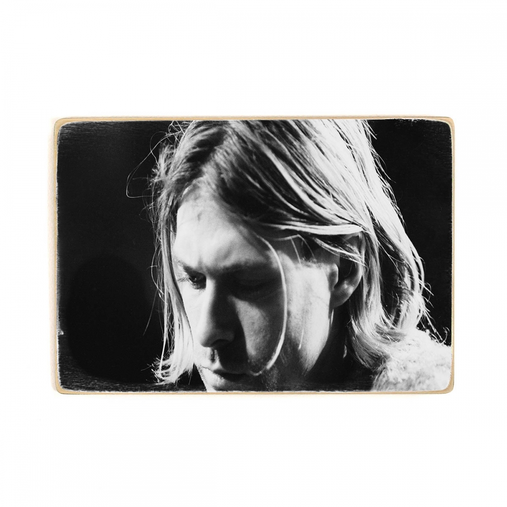 

Деревянный постер Музыка Nirvana. Kurt cobain. Нирвана, Курт кобейн, черно белое фото А1