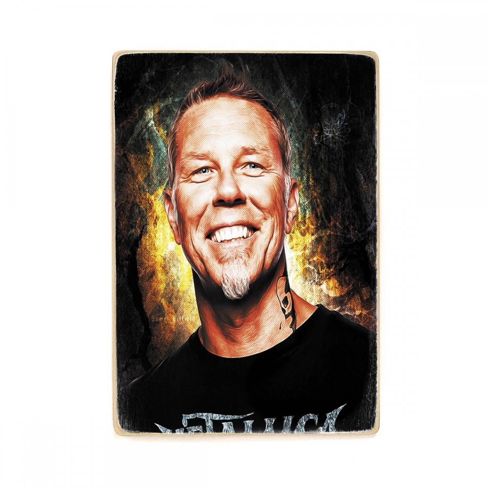 

Деревянный постер Музыка Metallica - James Hetfield, металлика, джеймс хетфилд А2