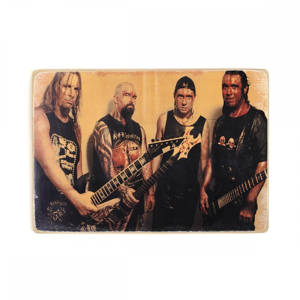 

Деревянный постер Музыка группа Slayer. Слеер. Tom Araya А2