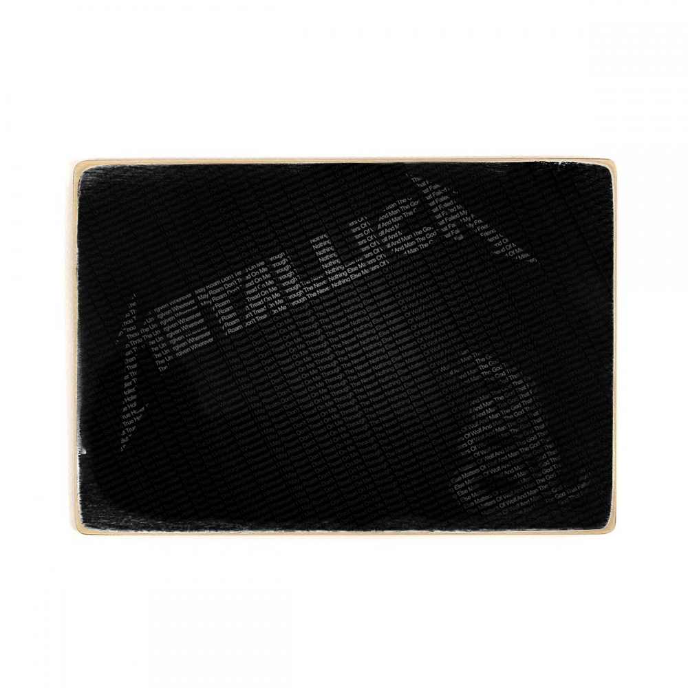 

Деревянный постер Музыка Metallica black album, металлика, черный альбом А1