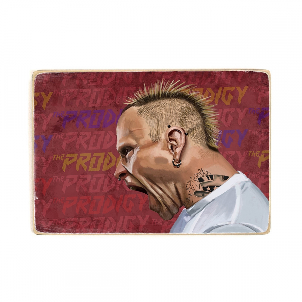 

Деревянный постер Музыка the Prodigy. Keith Flint. Продиджи. Кейт Флинт А1