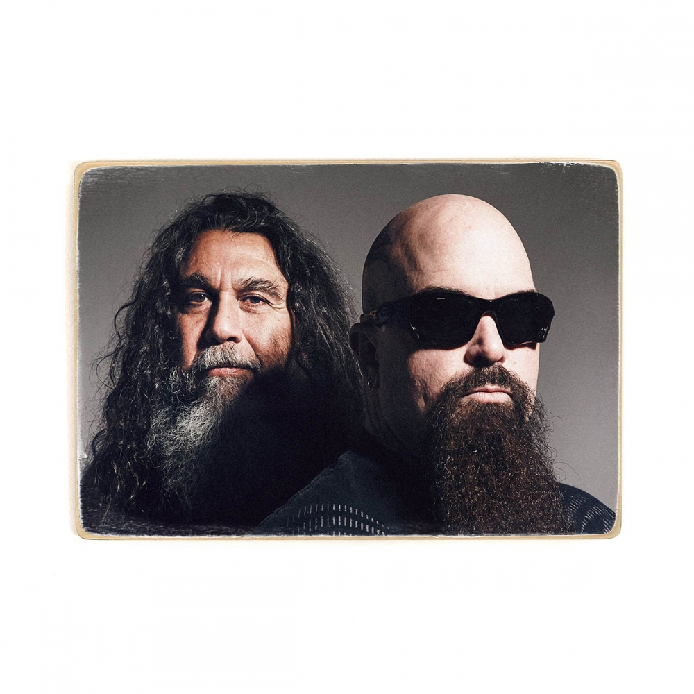 

Деревянный постер Музыка Slayer группа. Tom Araya и Керри Кинг А2