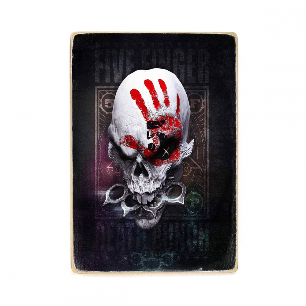 

Деревянный постер Музыка Five Finger Death Punch. Metal music А1