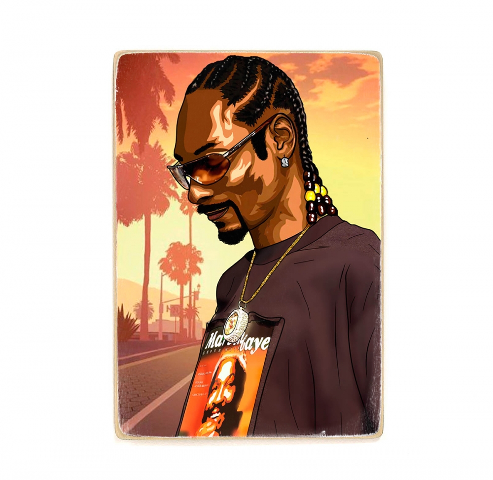 

Деревянный постер Музыка Snoop Dogg. Снуп Догг. хип-хоп музыка А1