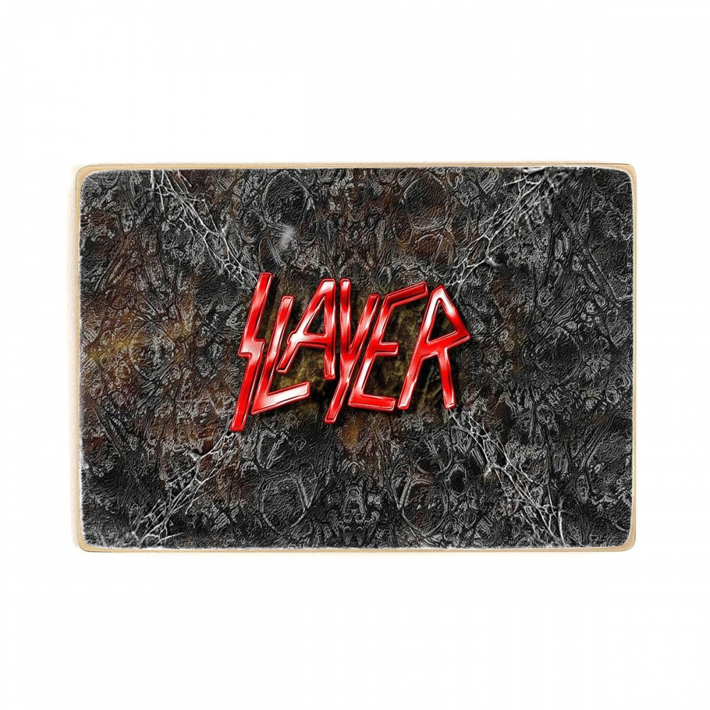 

Деревянный постер Музыка Slayer LOGO. слеер. Tom Araya А1