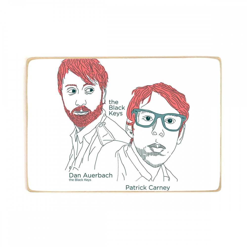 

Деревянный постер Музыка The Black Keys. блюз-рок. А1