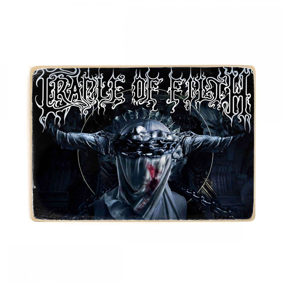 

Деревянный постер Музыка Cradle of Filth. black metal. крейдл оф филз.блек металл А2