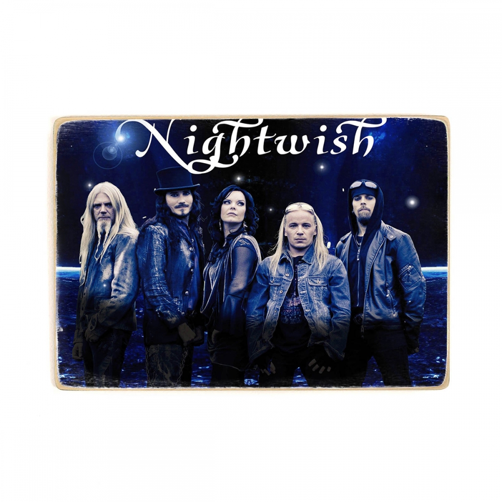 

Деревянный постер Музыка Nightwish, Найтвиш. Метал А2