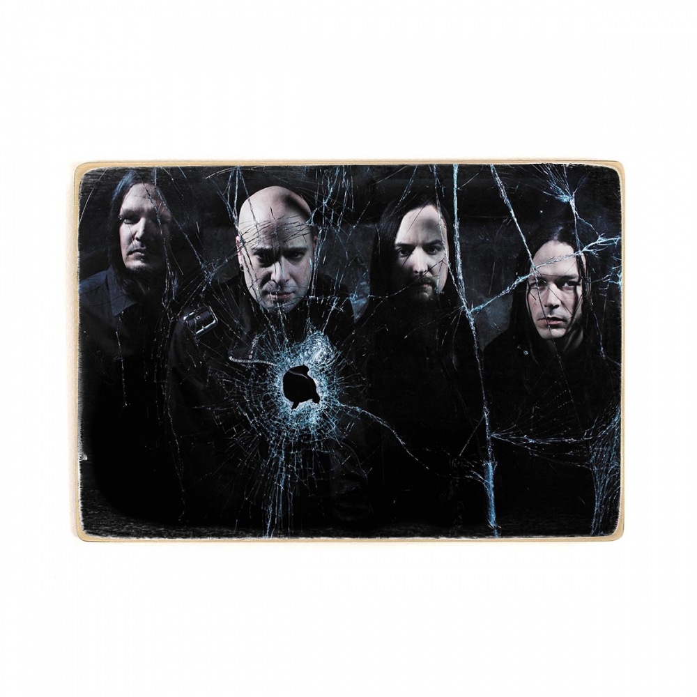 

Деревянный постер Музыка Disturbed. Состав группы А2