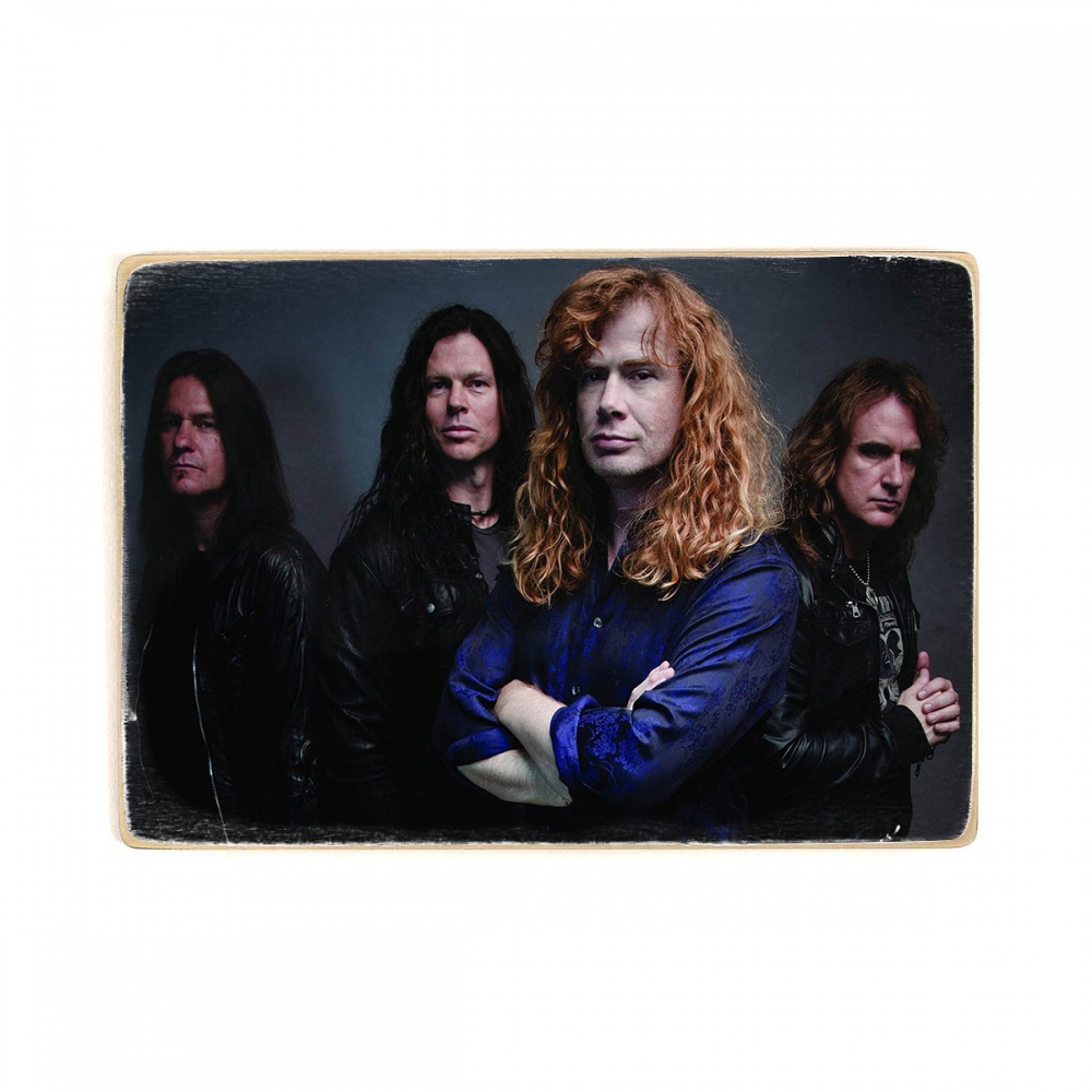 

Деревянный постер Музыка Megadeth. Мегадет. Участники А2