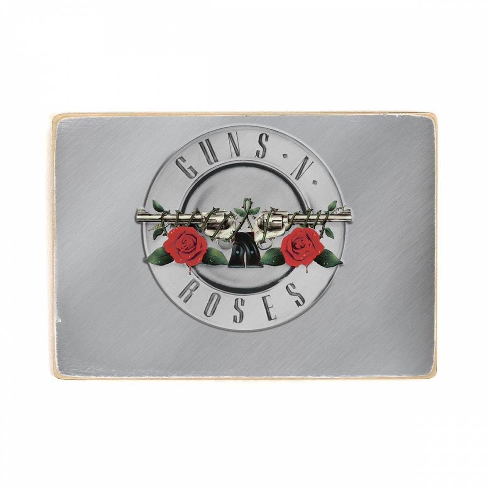 

Деревянный постер Музыка Guns N `Roses, Slash. Логотип группы А1