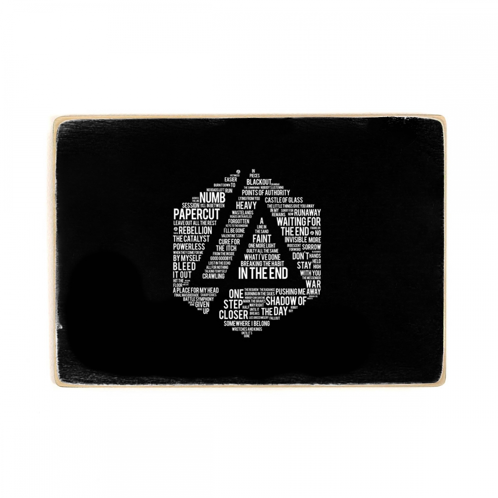 

Деревянный постер Музыка Linkin Park. Честер Беннингтон. Линкин Парк. Лого группы А1