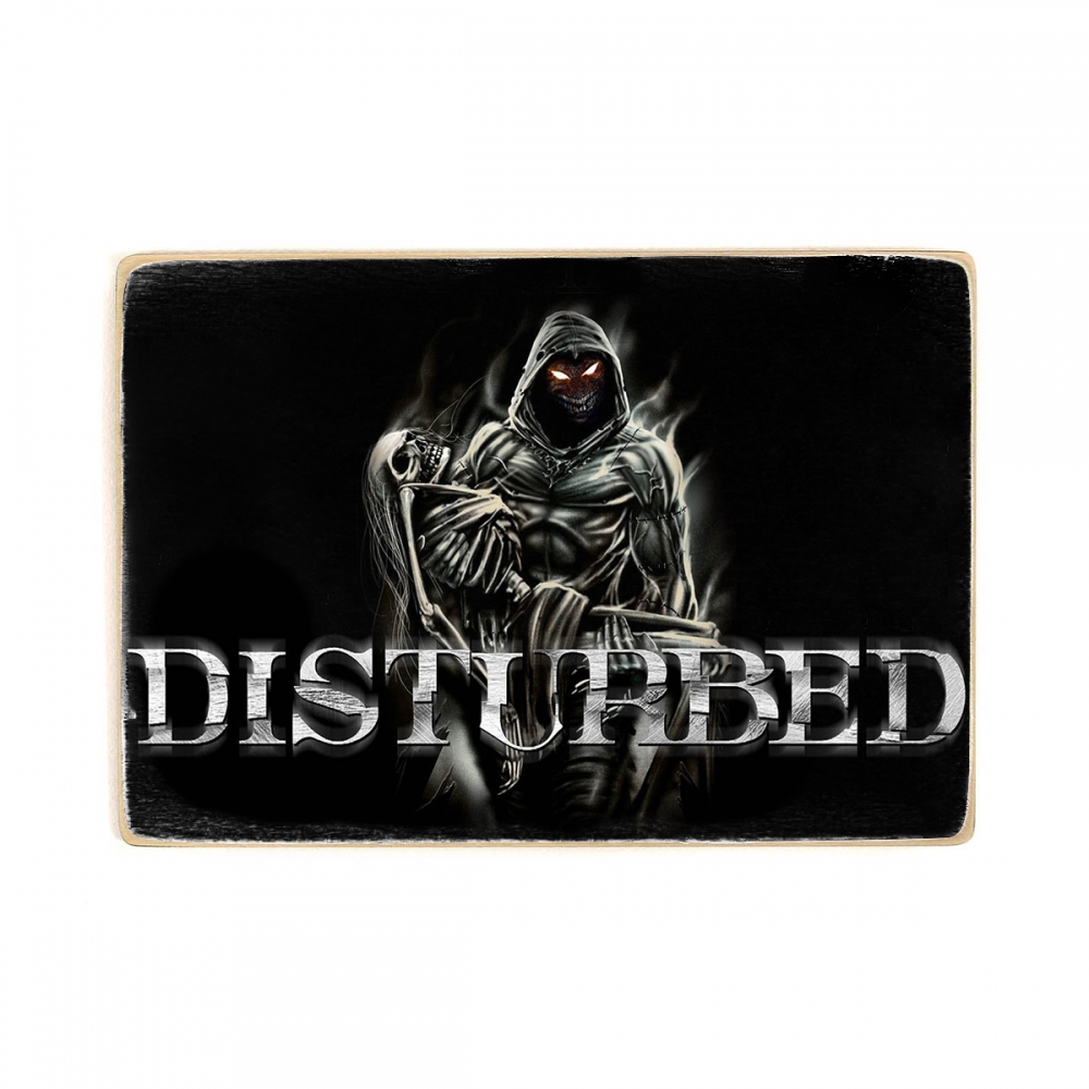 

Деревянный постер Музыка Disturbed А2