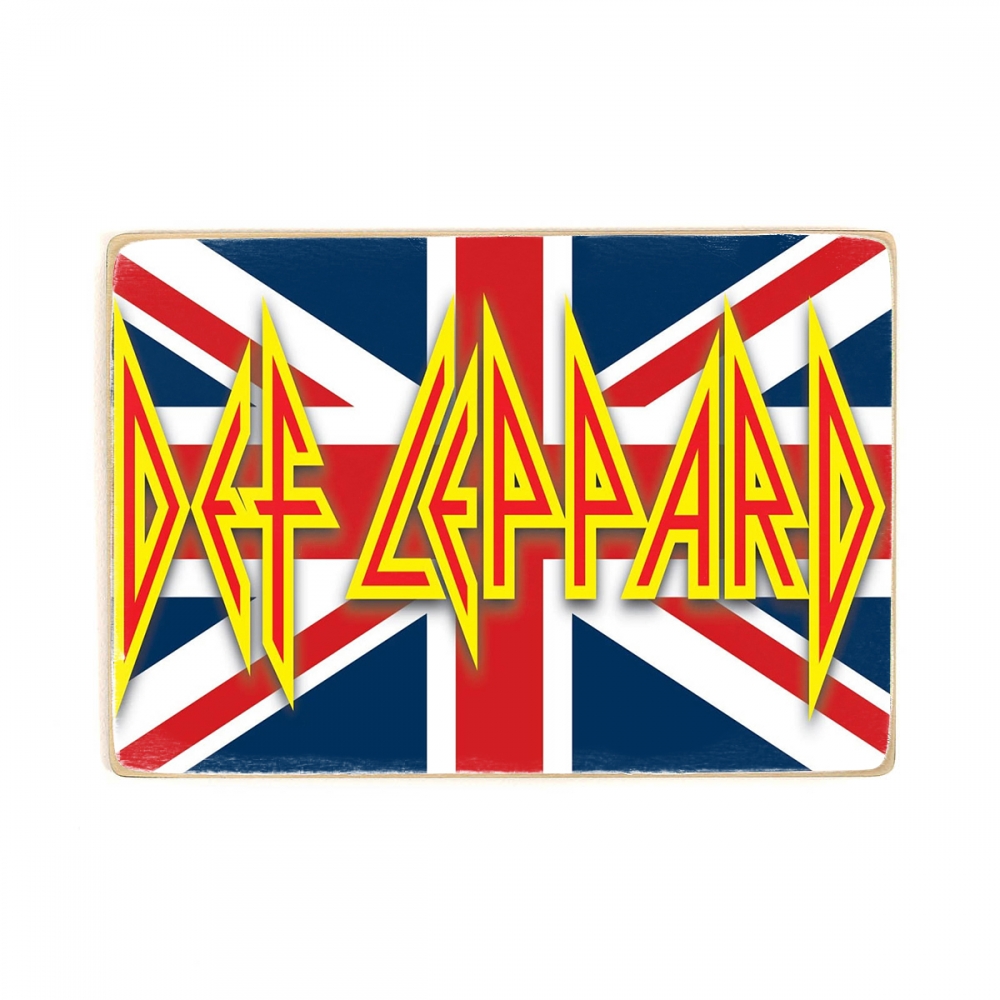 

Деревянный постер Музыка Def Leppard А2