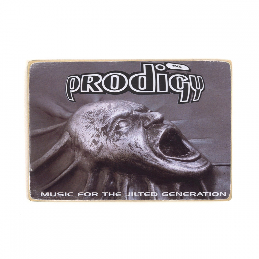 

Деревянный постер Музыка the Prodigy - music for the jilted generation. Продиджи А1