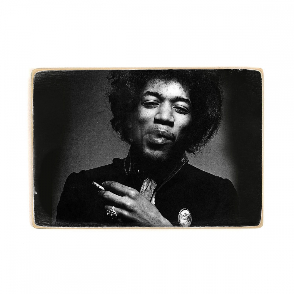 

Деревянный постер Музыка Jimi Hendrix, Джими Хендрикс рок звезда А2