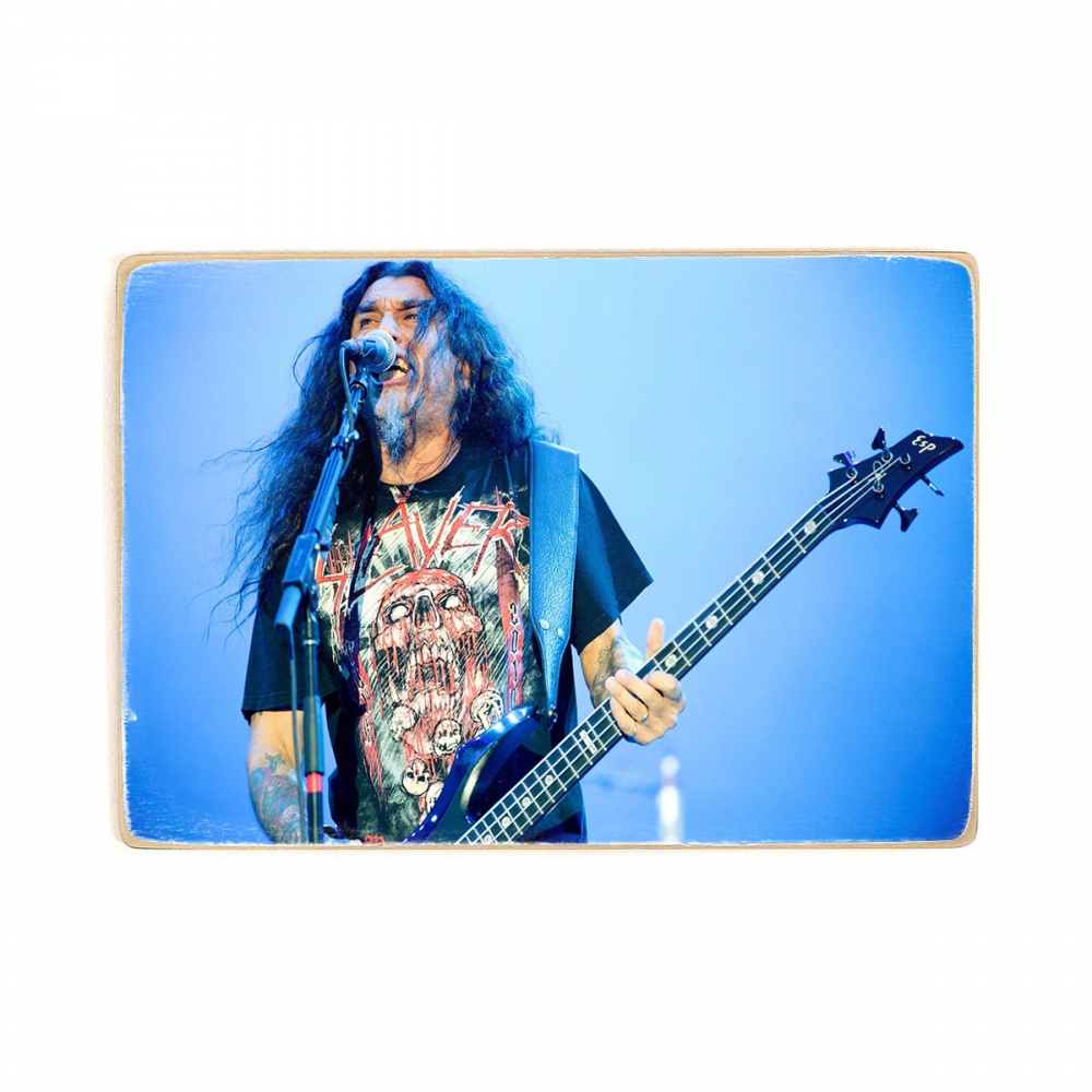 

Деревянный постер Музыка группа Slayer. Слеер. Tom Araya. Вокалист группы А2