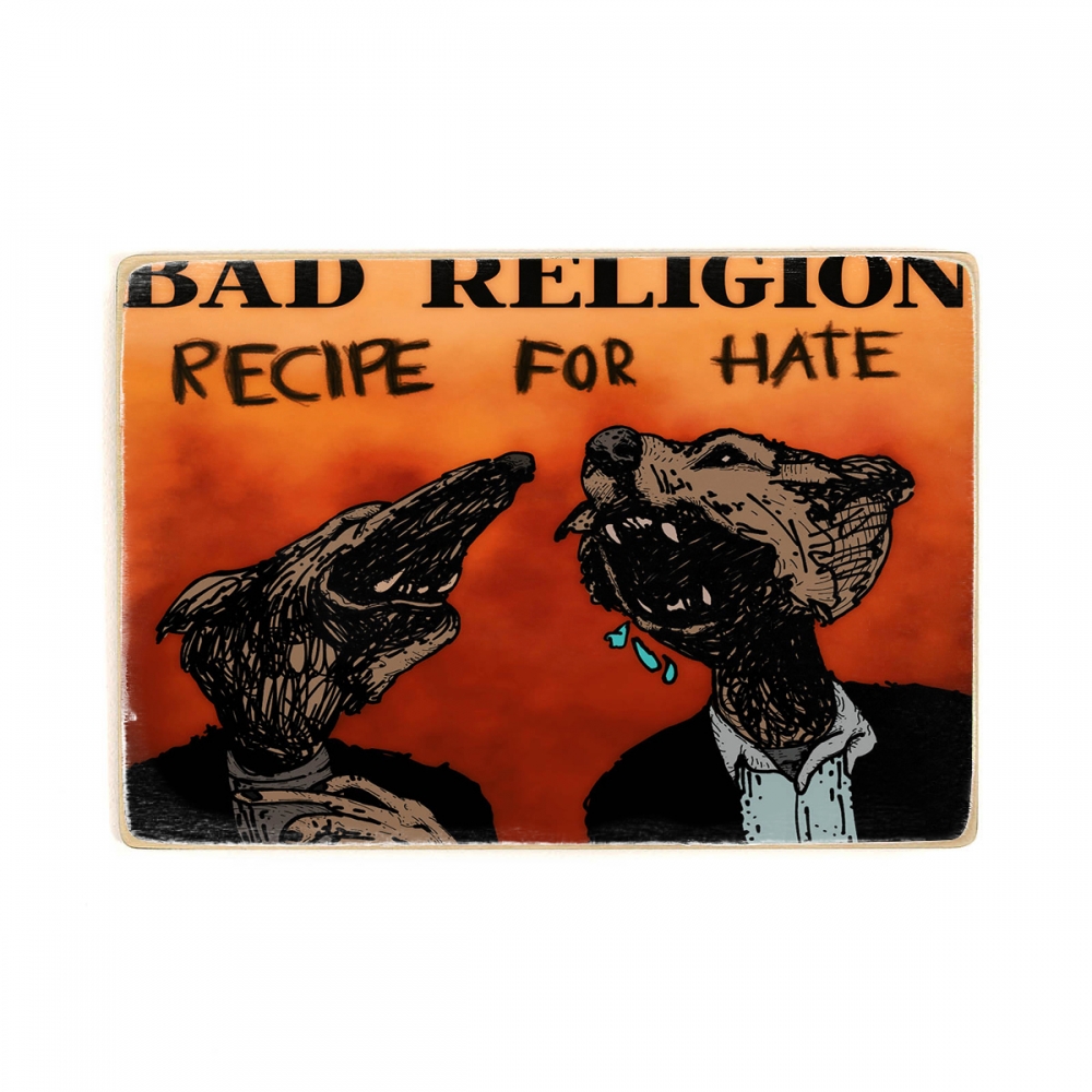 

Деревянный постер Музыка Bad religion. Панки А2