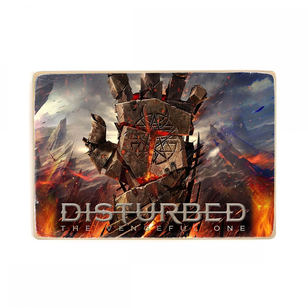 

Деревянный постер Музыка Disturbed vengeful one А2