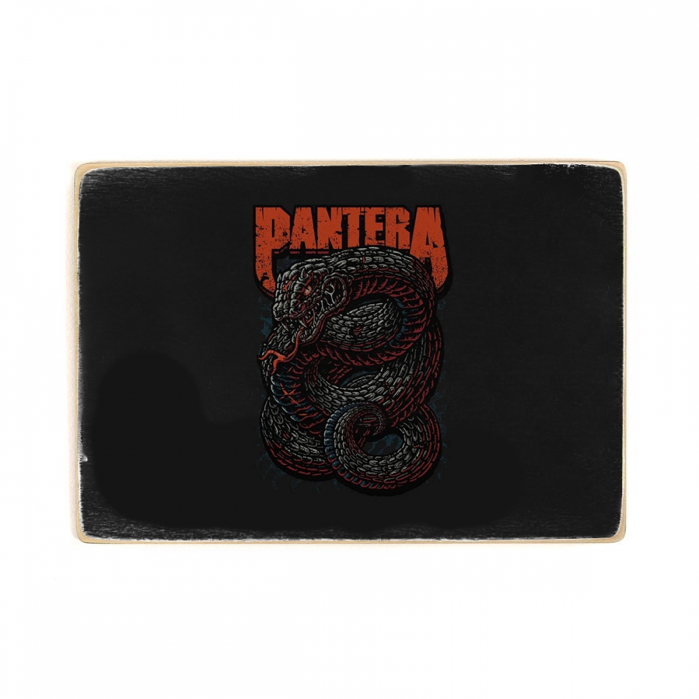 

Деревянный постер Музыка Pantera. логотип А2