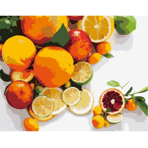 

Картина по номерам "Фруктовый мотив"
