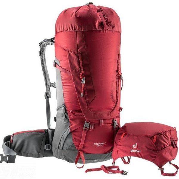 

Рюкзак Deuter Aircontact 45 + 10 midnight-navy (3320119 3365)