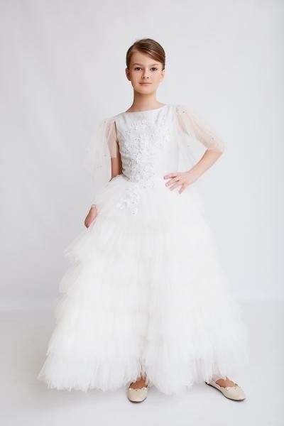 

Платье Miss DM Эльза 140 см Белое (3831783)