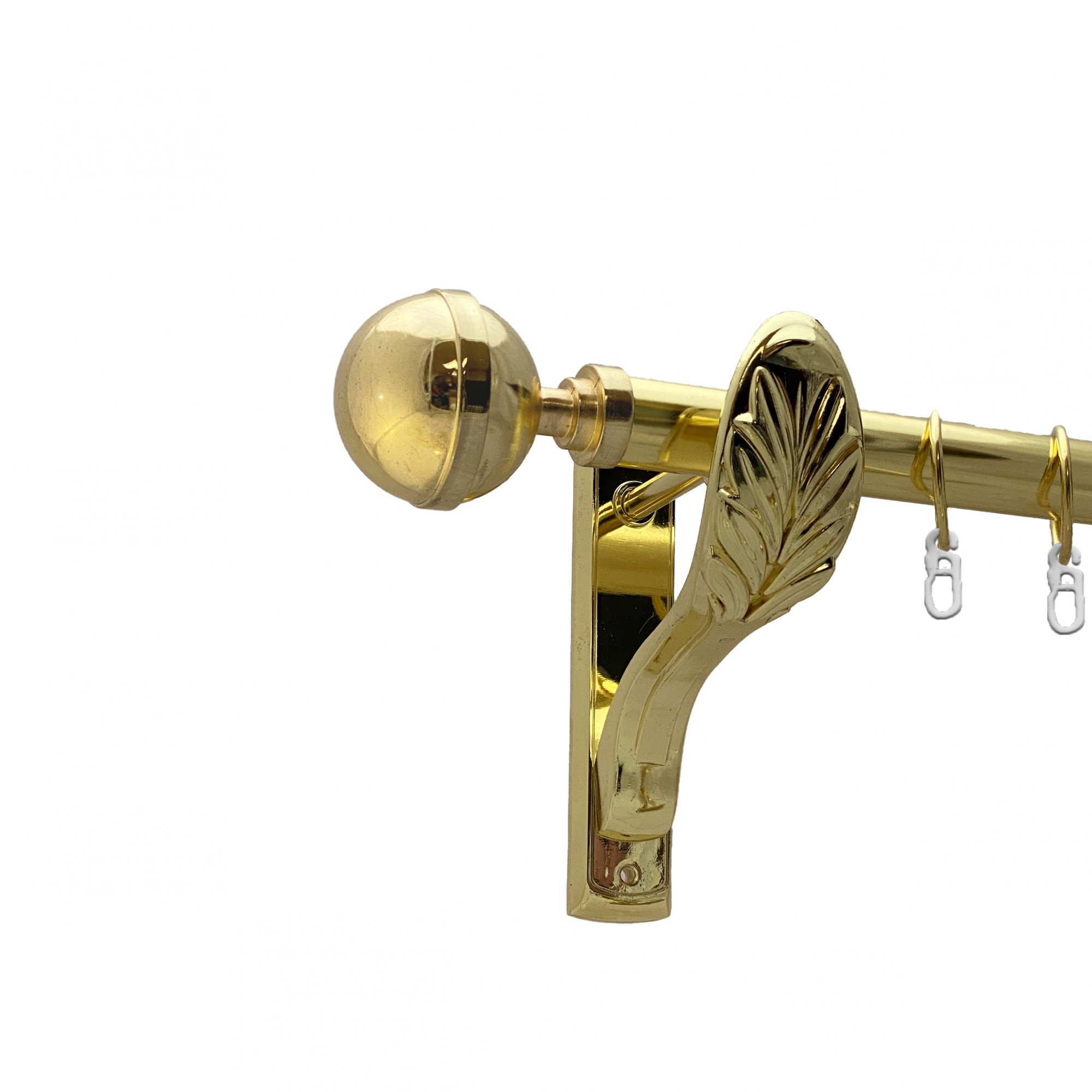 

Карниз Orvit Калісто металевий однорядний ретро гладка труба кільце металеве Золото 25 мм 160 см (00-00009762)