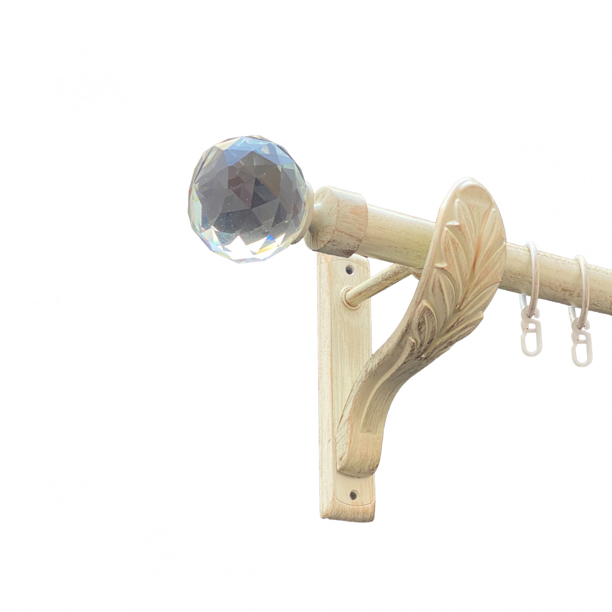 

Карниз Orvit Люміера металевий однорядний ретро гладка труба кільце металеве Біле Золото 25 мм 300 см (00-00010541)