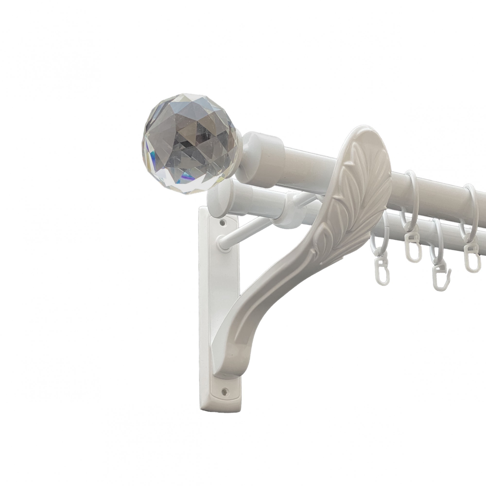 

Карниз Orvit Люміера металевий дворядний ретро гладка труба кільце металеве Арктіс 25\19 мм 200 см (00-00010475)