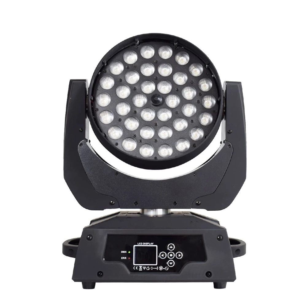 

Заливочная динамическая голова Aicpose Wash Zoom 36x12W RGBW