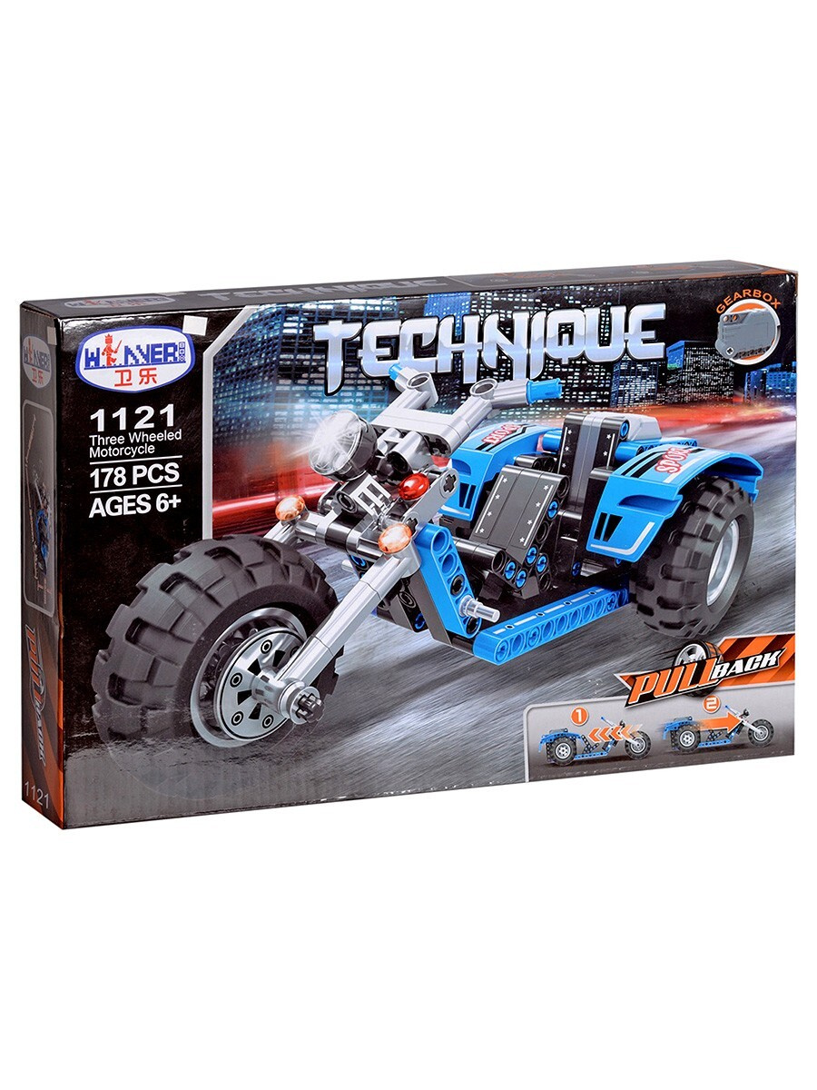 

Конструктор "Мотоцикл" 178 дет. 1121