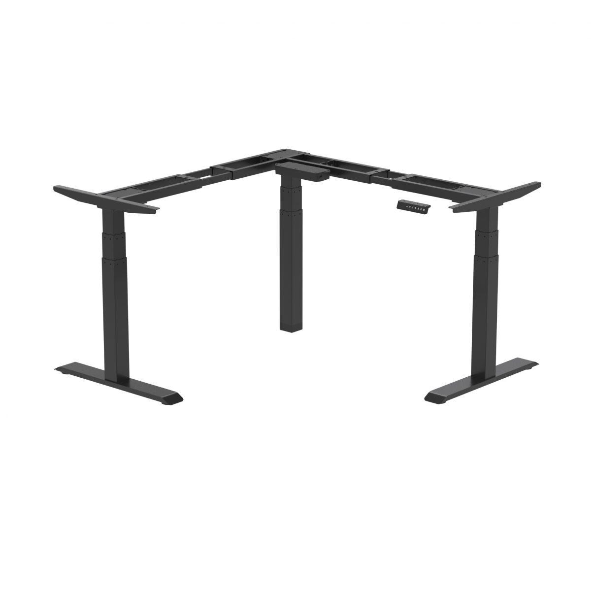 

Электро-стол MonoTable Edge SQ в угол (90°) без столешницы ( черный )