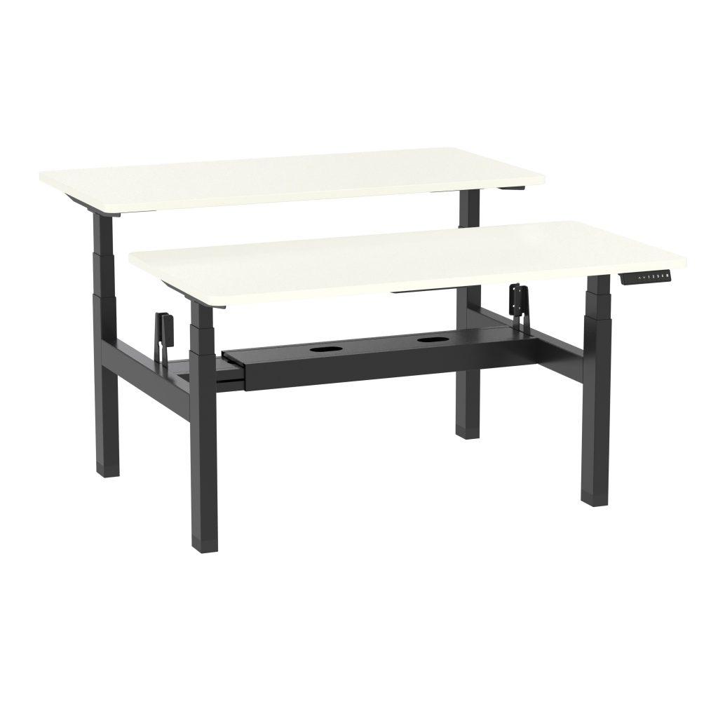 

Электро-стол Monotable Flex Duo двойной с регулировкой высоты ( столешница белая, основа черная )