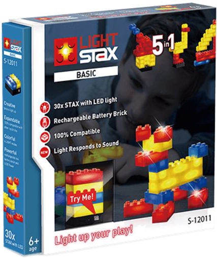 

Конструктор Light Stax Basic с LED подсветкой 5в1 с датчиком звука (LS-S12011)