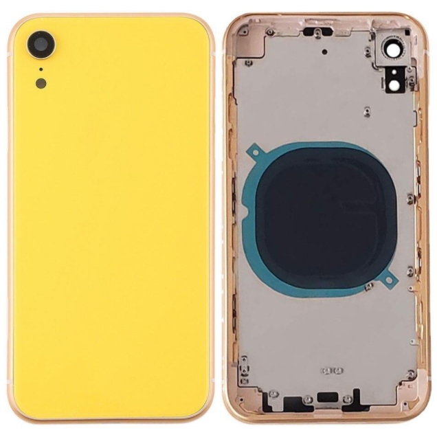 

Крышка задняя iPhone XR с рамкой Yellow Copy