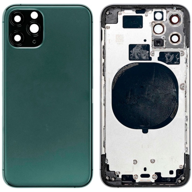 

Крышка задняя iPhone 11 Pro Max с рамкой Midnight Green