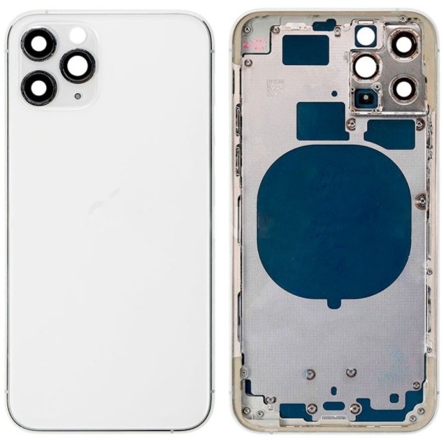 

Крышка задняя iPhone 11 Pro Max с рамкой Gold Copy