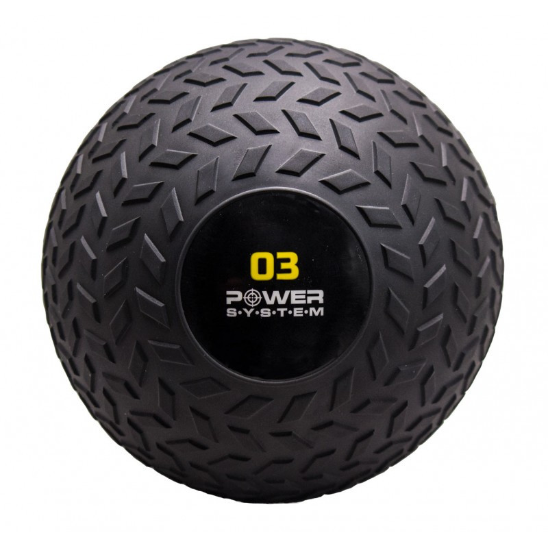 

Мяч SlamBall для кроссфита и фитнеса Power System PS-4114 3 кг рифленый