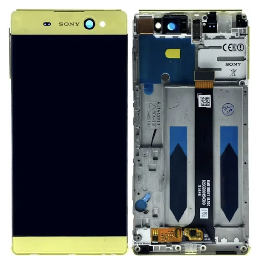 

Дисплей (экран) для Sony F3211 Xperia XA Ultra/F3212/F3213/F3215/F3216 + тачскрин, золотистый, Lime Gold , с передней панелью High Copy
