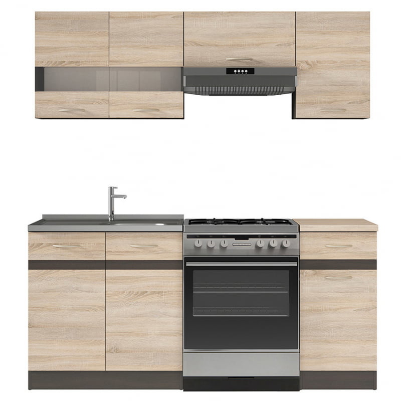 

Кухня 180 Junona Black Red White 180 034882