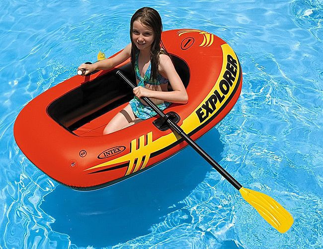 

Надувная одноместная лодка из винила до 55кг. от Intex 58329 EXPLORER 100