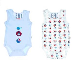 

Комплект з двох боді без рукавів 3-18 місяців 58см-80см pino baby